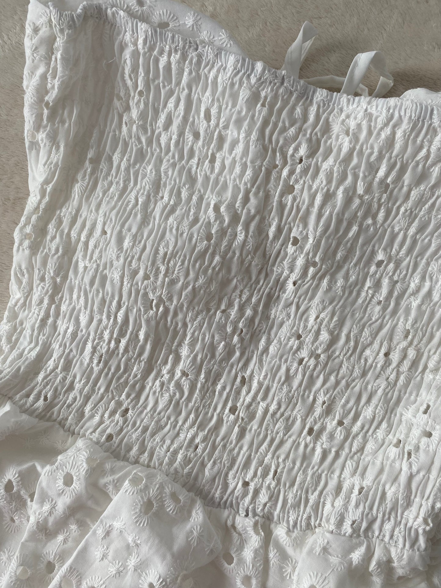 🤍 Mini Cotton Dress