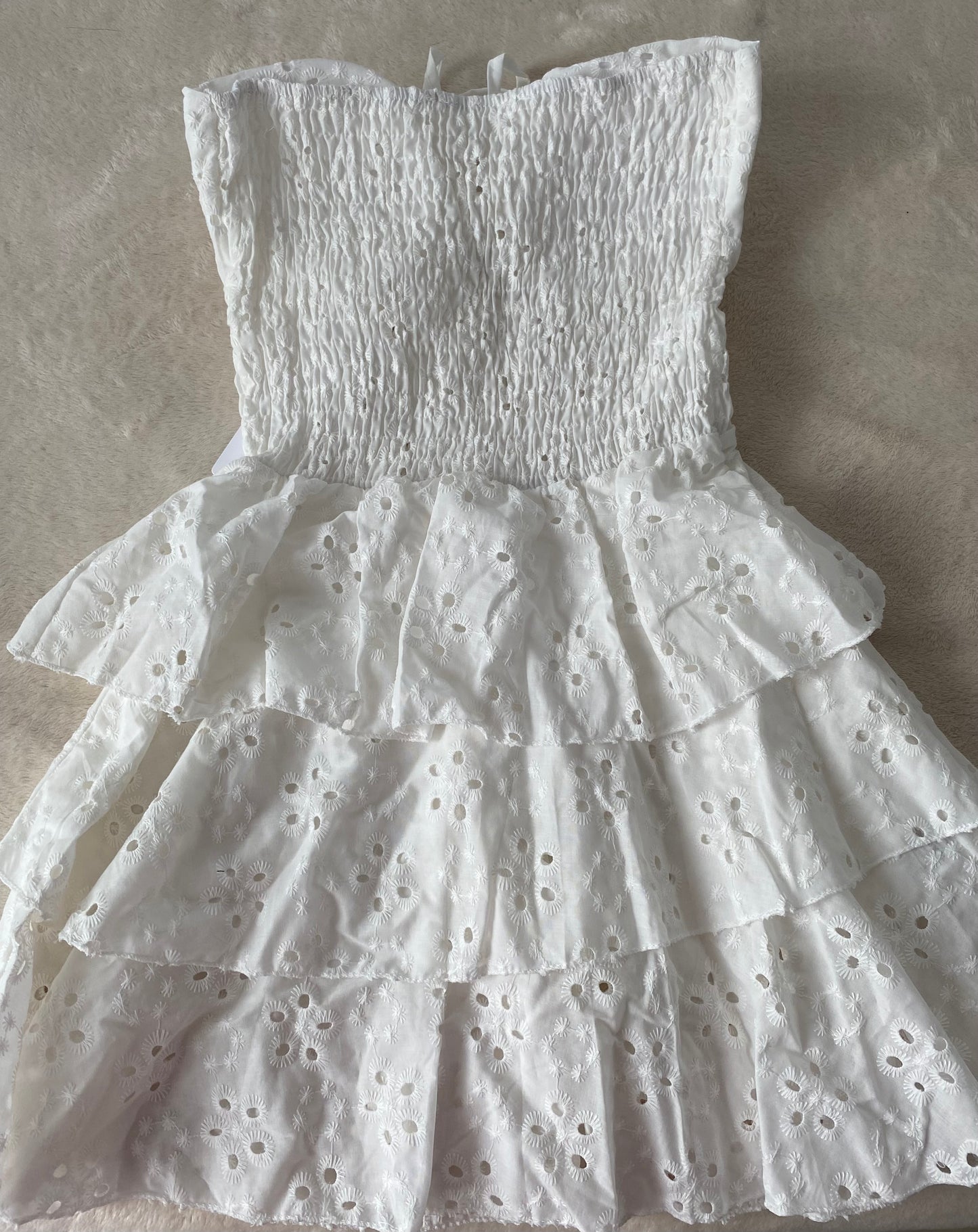 🤍 Mini Cotton Dress
