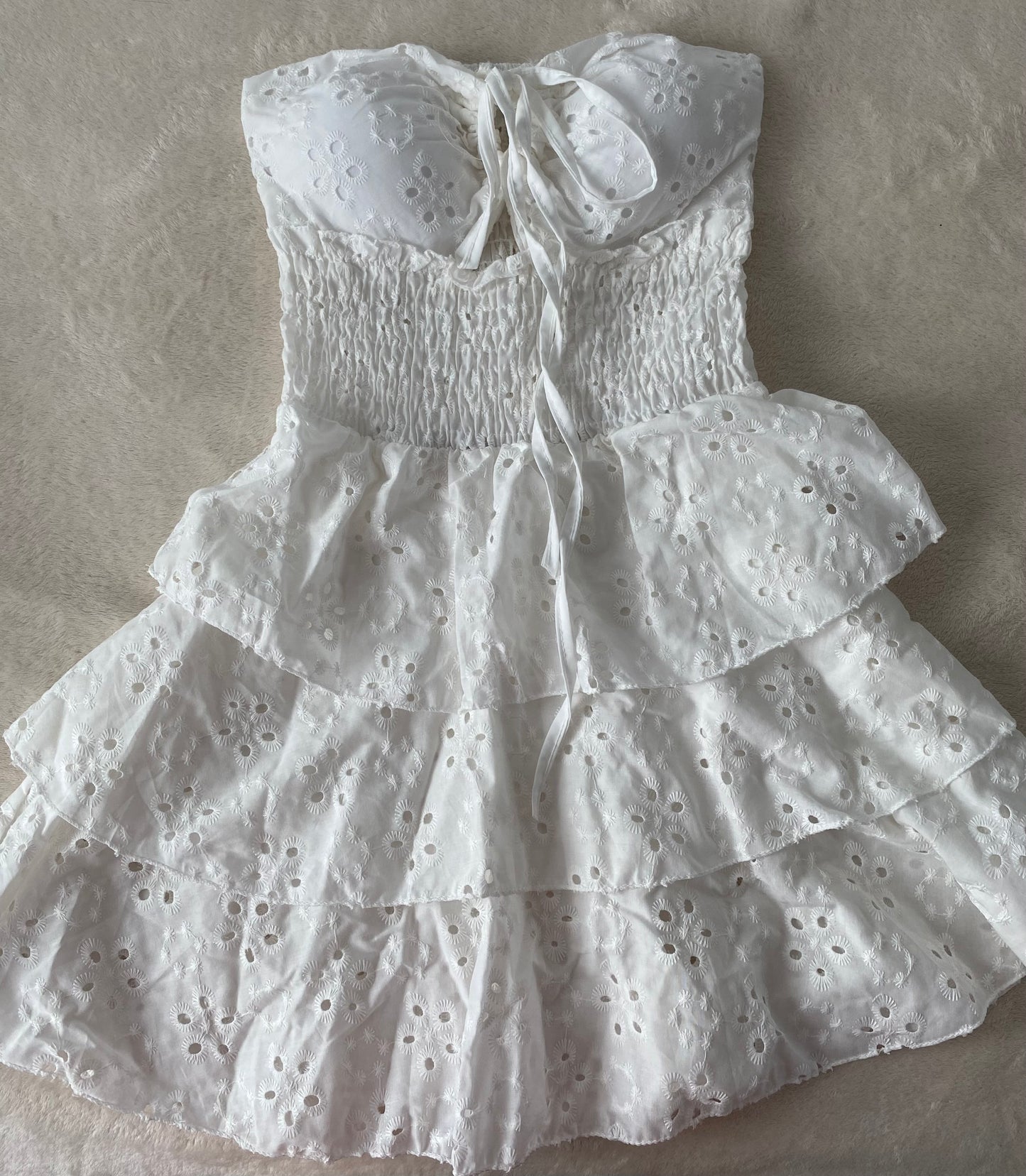 🤍 Mini Cotton Dress