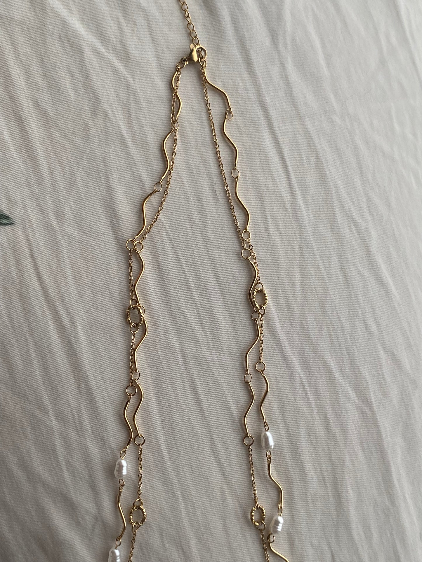 Long Pearls Necklace