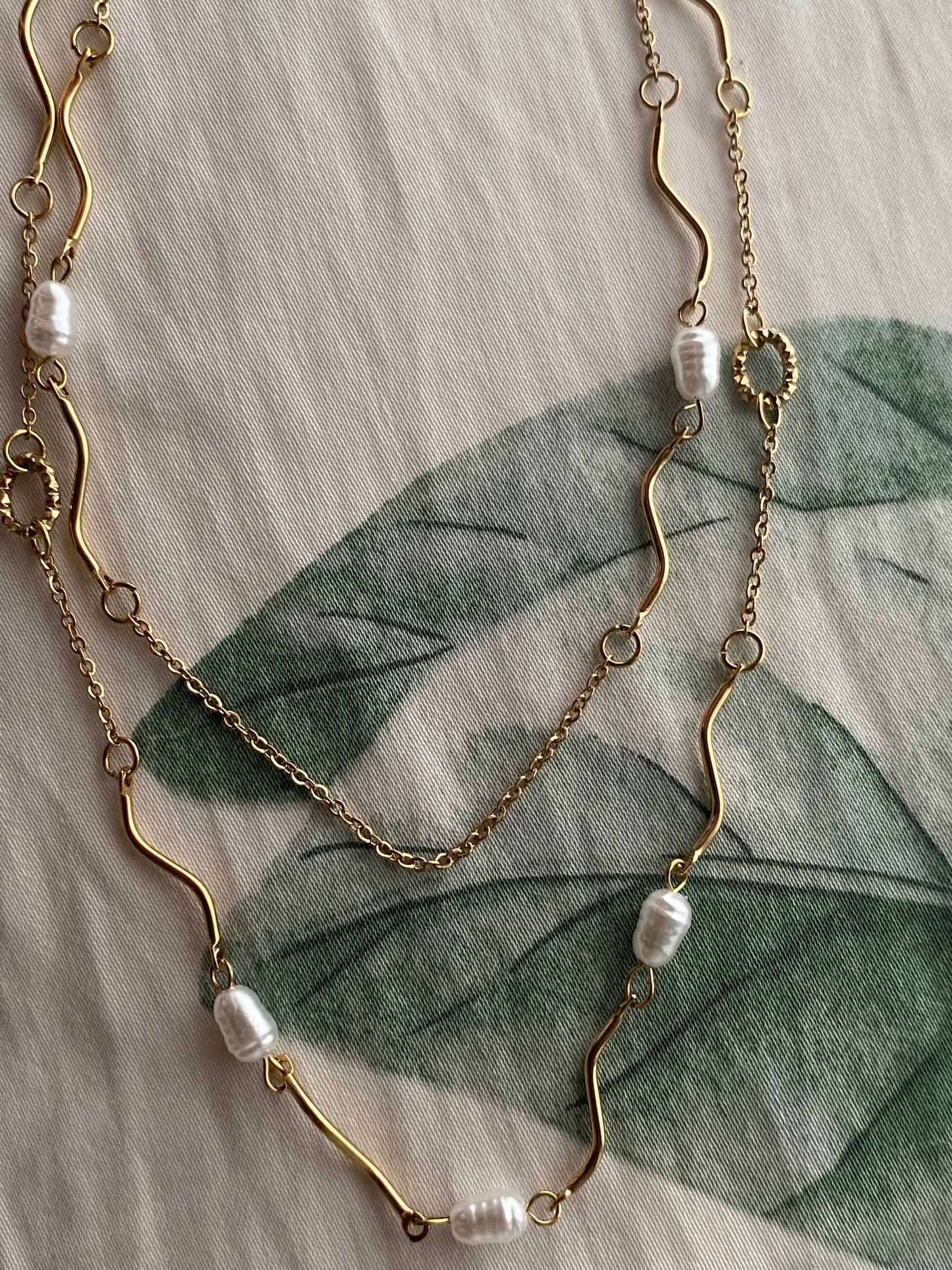 Long Pearls Necklace