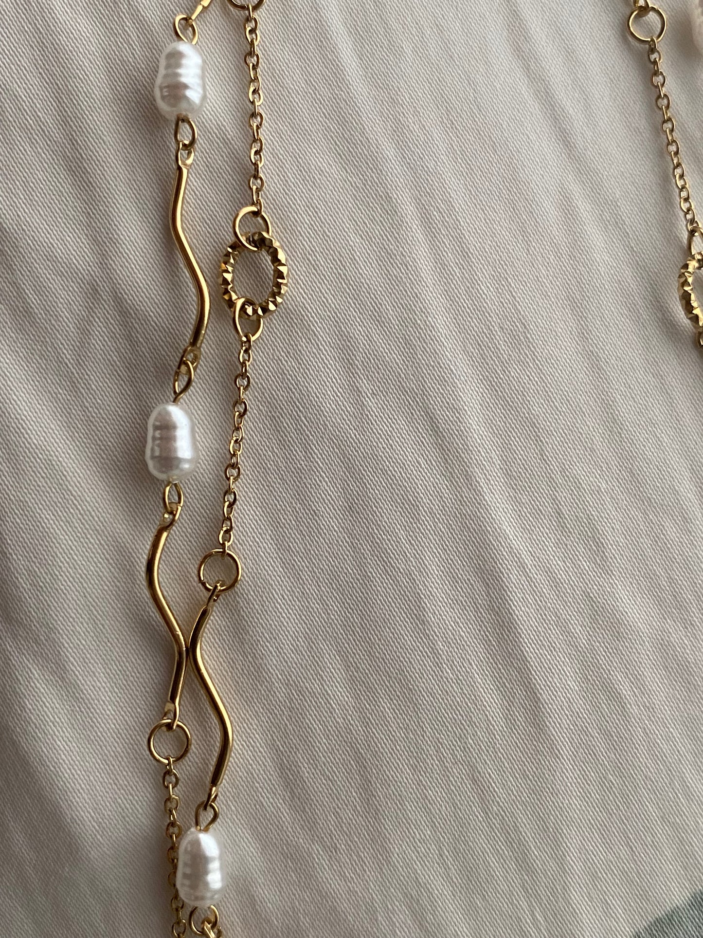 Long Pearls Necklace