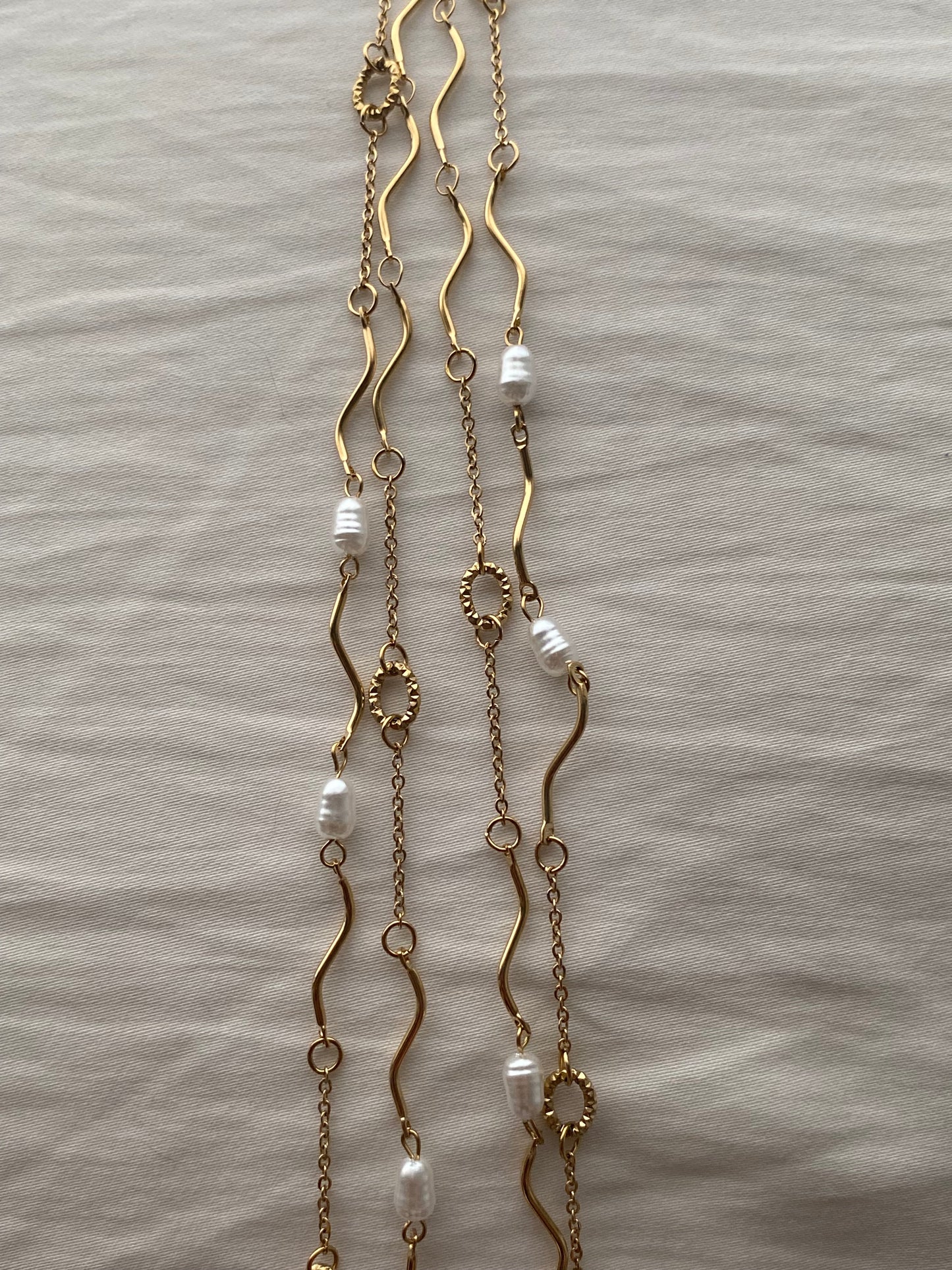 Long Pearls Necklace