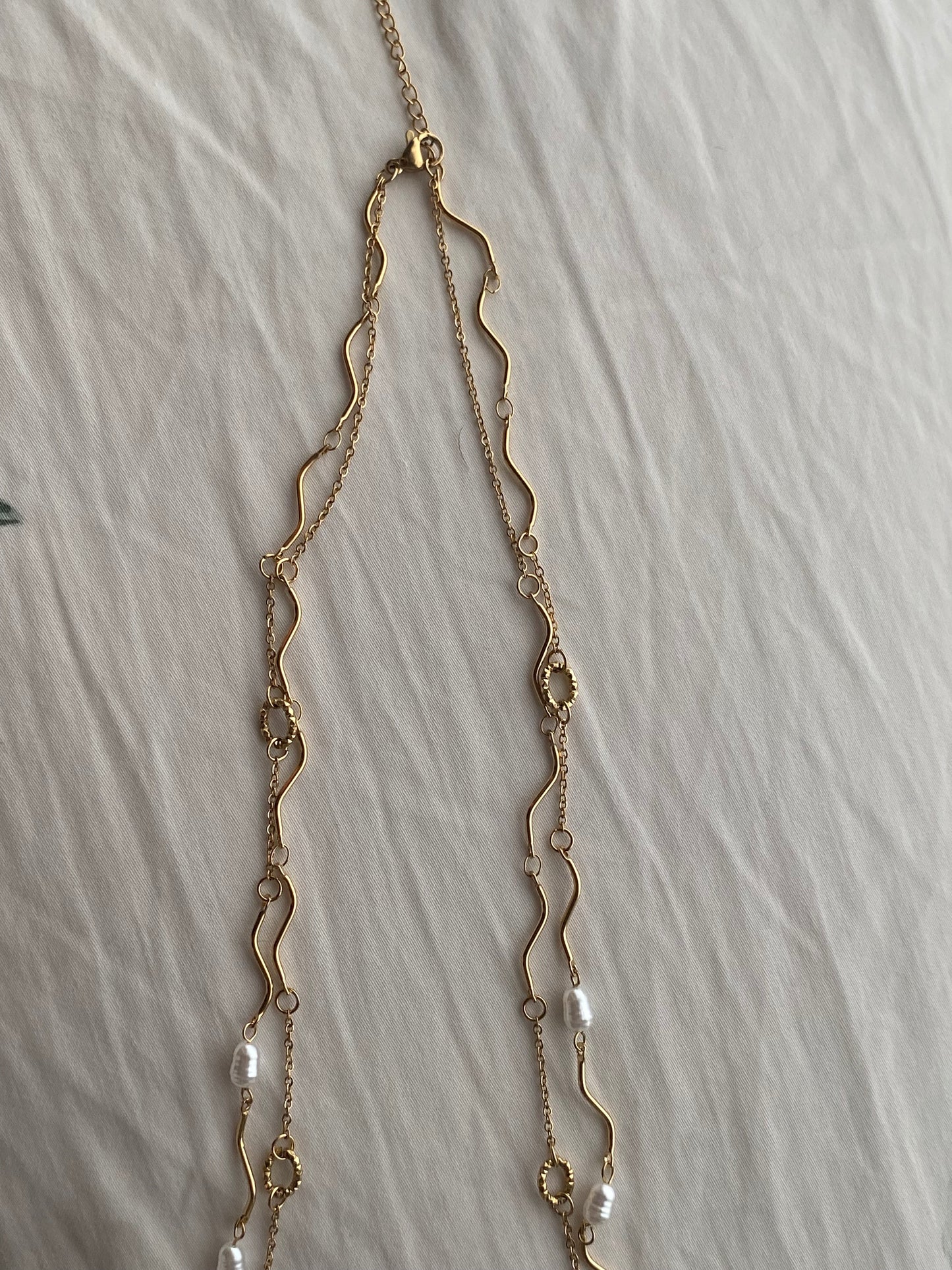 Long Pearls Necklace